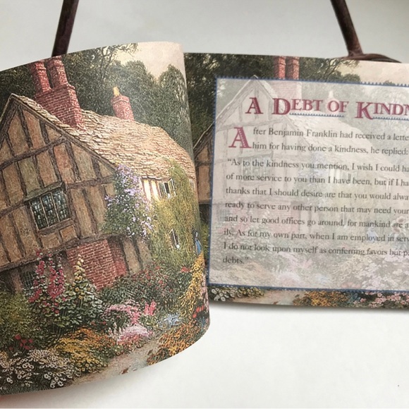 Vtg Friendship Quote Book, Happy is the House that Shelters a Friend, Xmas Gift - Picture 7 of 10